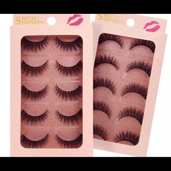 🆕Mink Eyelashes Pack of 5 Pairs - Picture 7 of 7